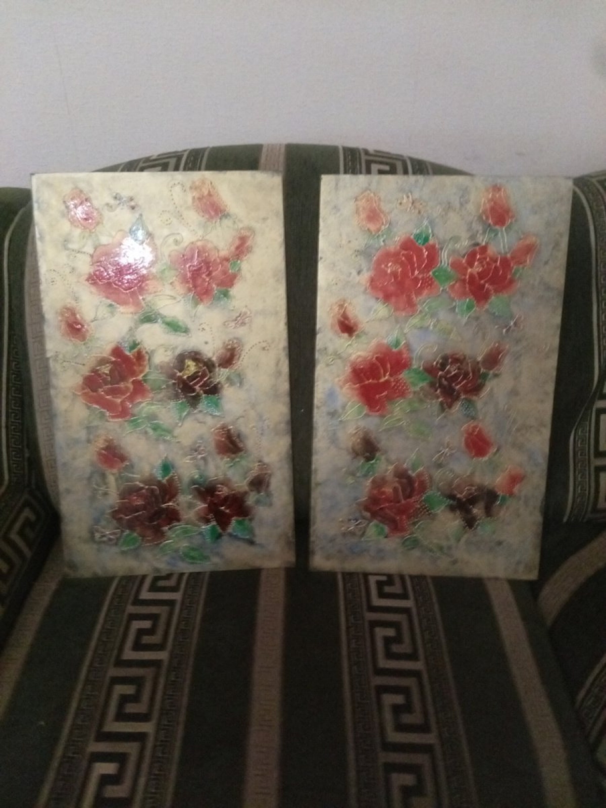 Картина Розы на снегу