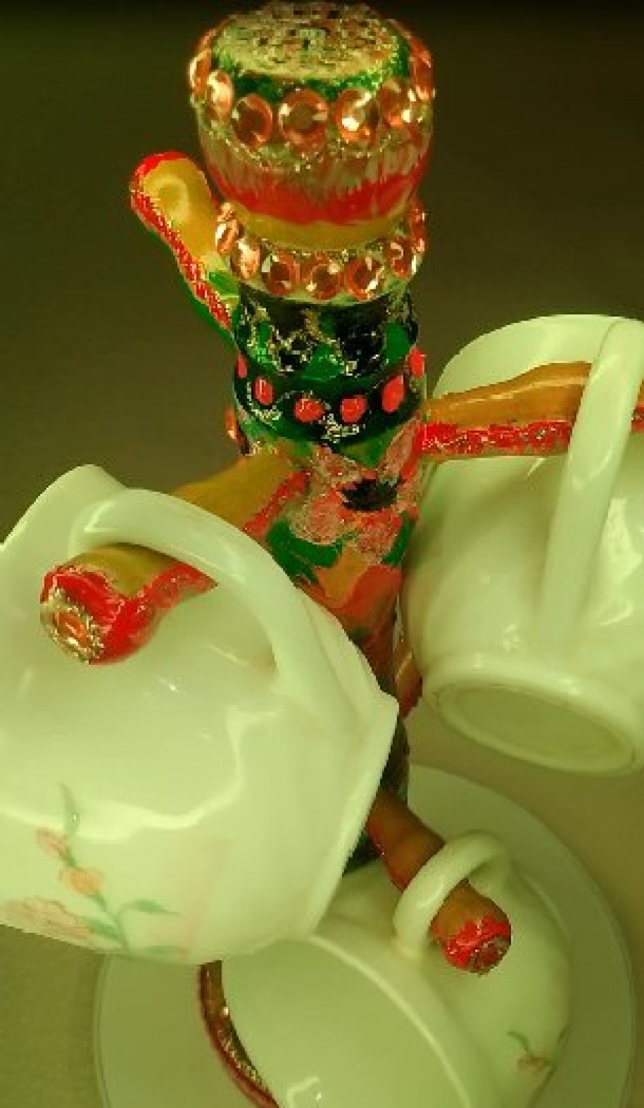 Подставка под чашки(расписная)