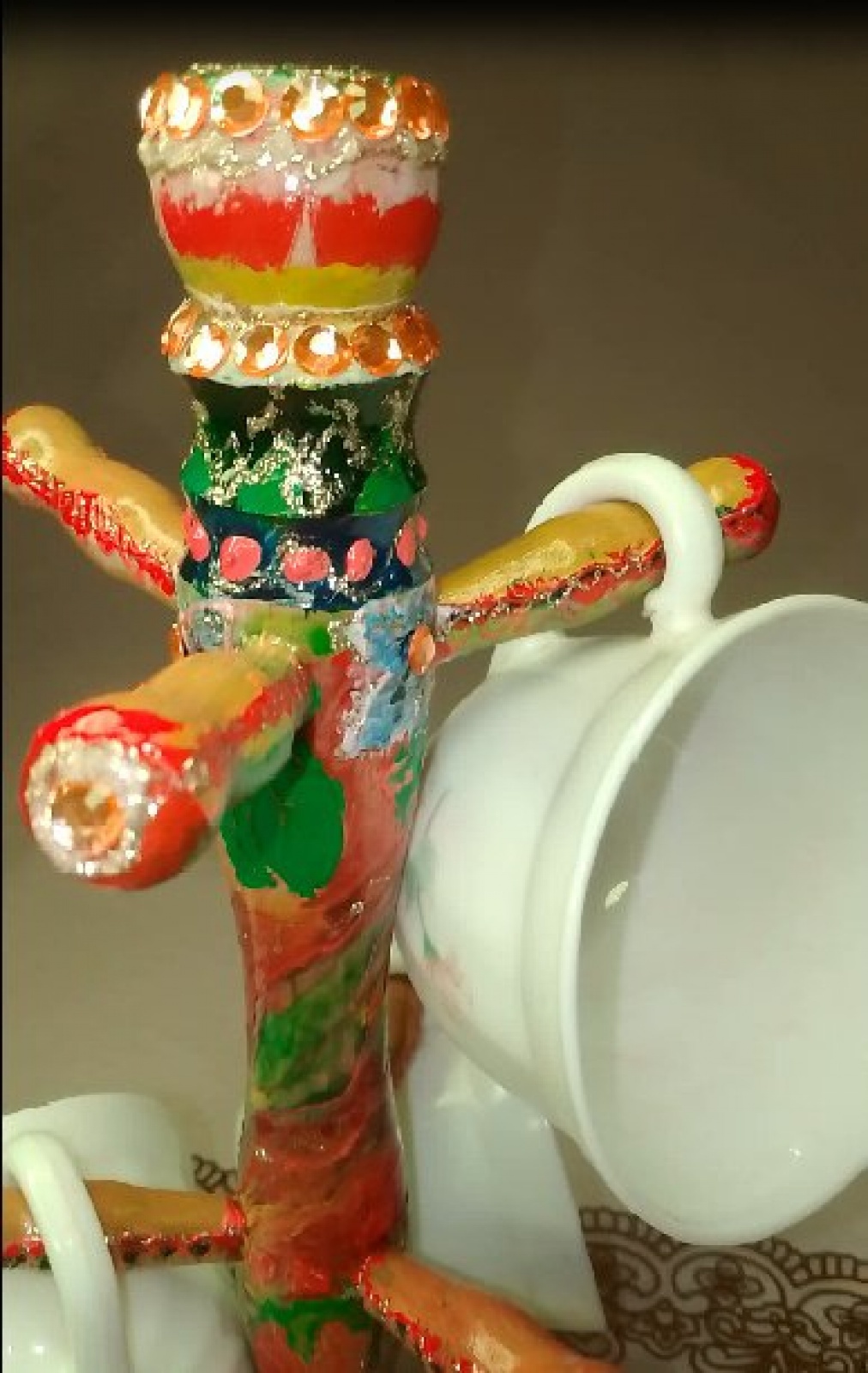 Подставка под чашки(расписная)