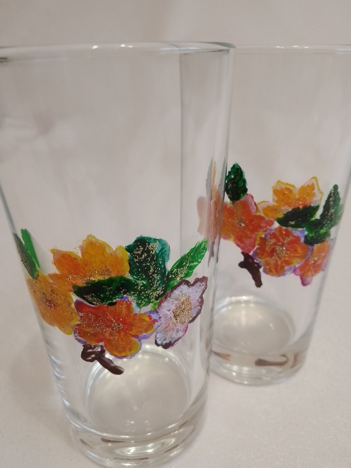 Стаканы для напитков  Цветы души