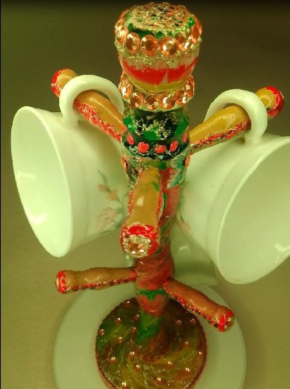 Подставка под чашки(расписная)