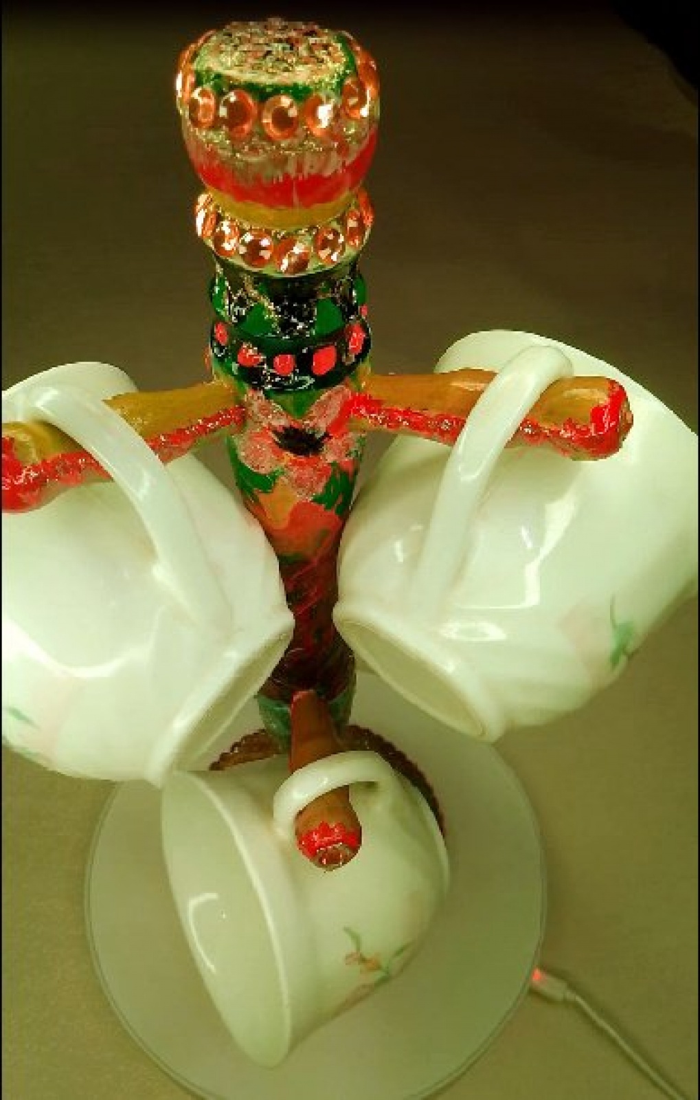 Подставка под чашки(расписная)