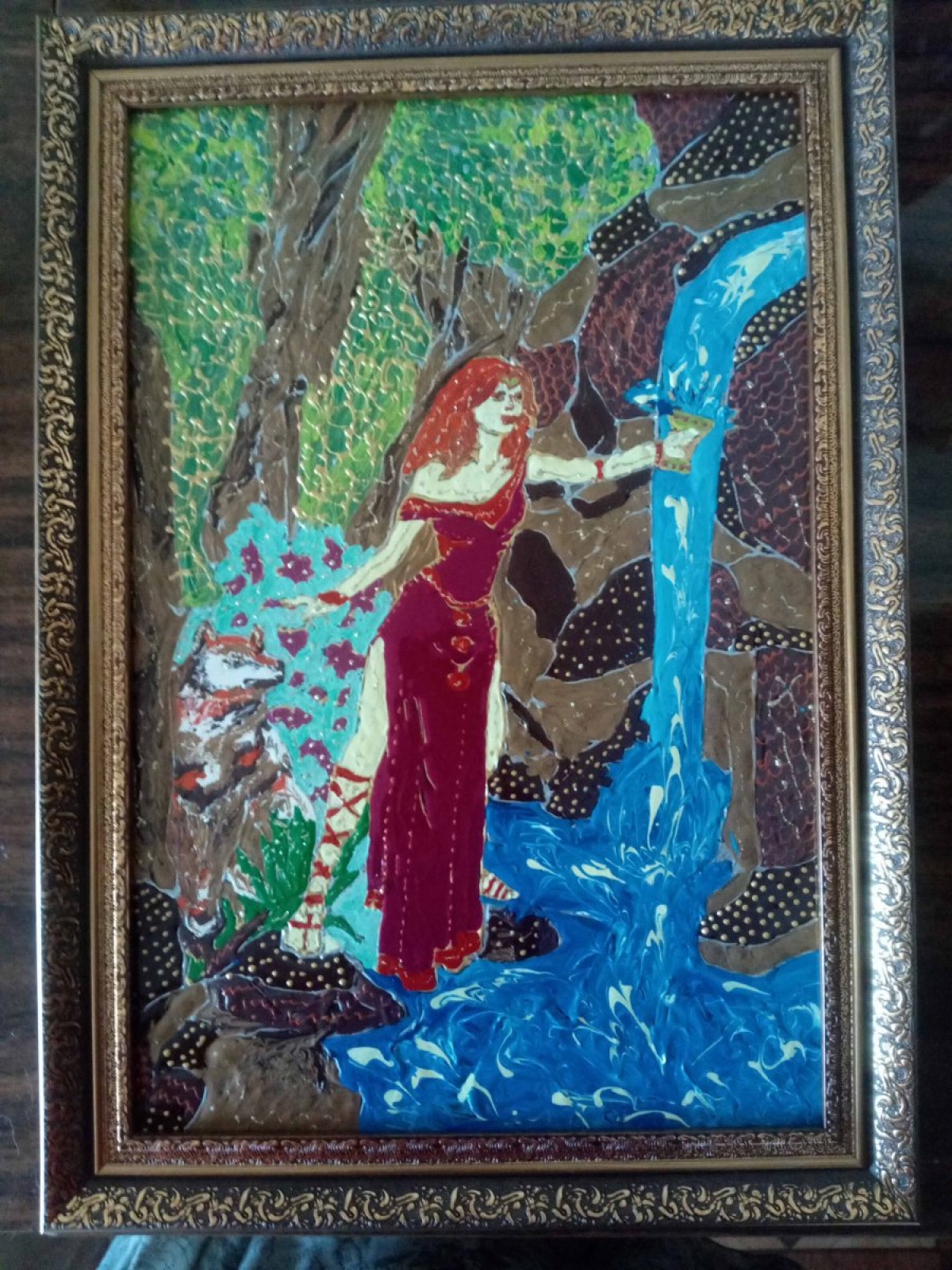 Картина Девушка у воды