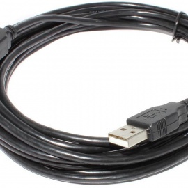 Надежный кабель USB 2.0 Type A - B длиной 1,5&nbsp;метра для подключения принтеров, сканеров и МФ...