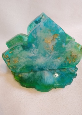 Салфетница Роскошь зеленого.
