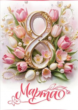 Открытка к 8 марта
