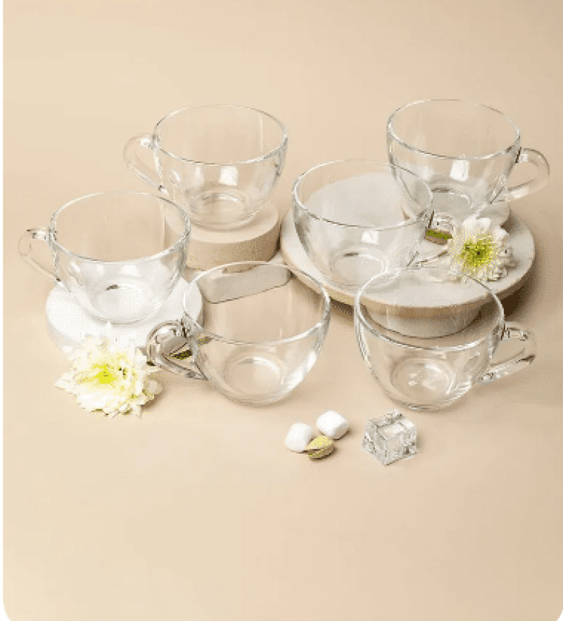 Чашки прозрачные мысли