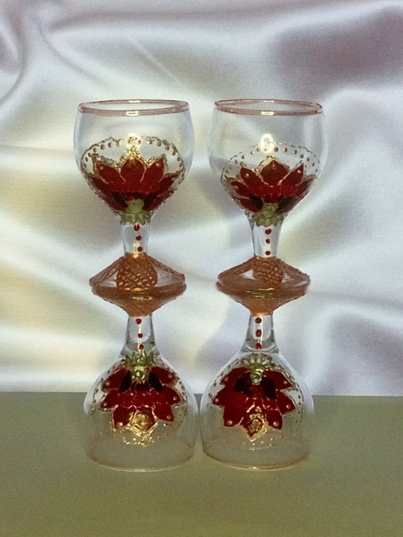 Рюмочки Мечты (витражная роспись)