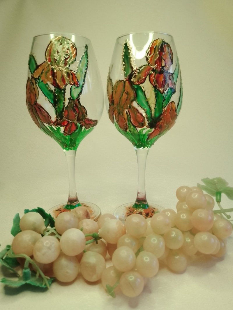 Бокалы Весеннее настроение