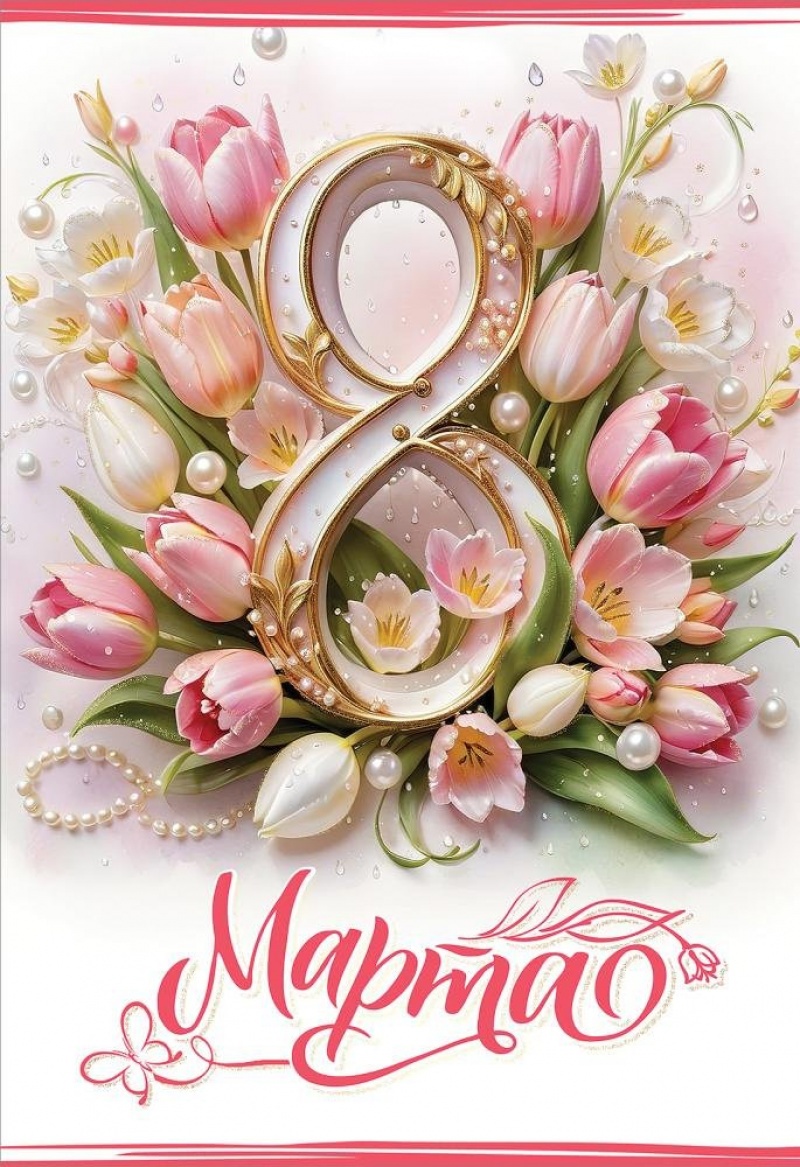 Открытка к 8 марта