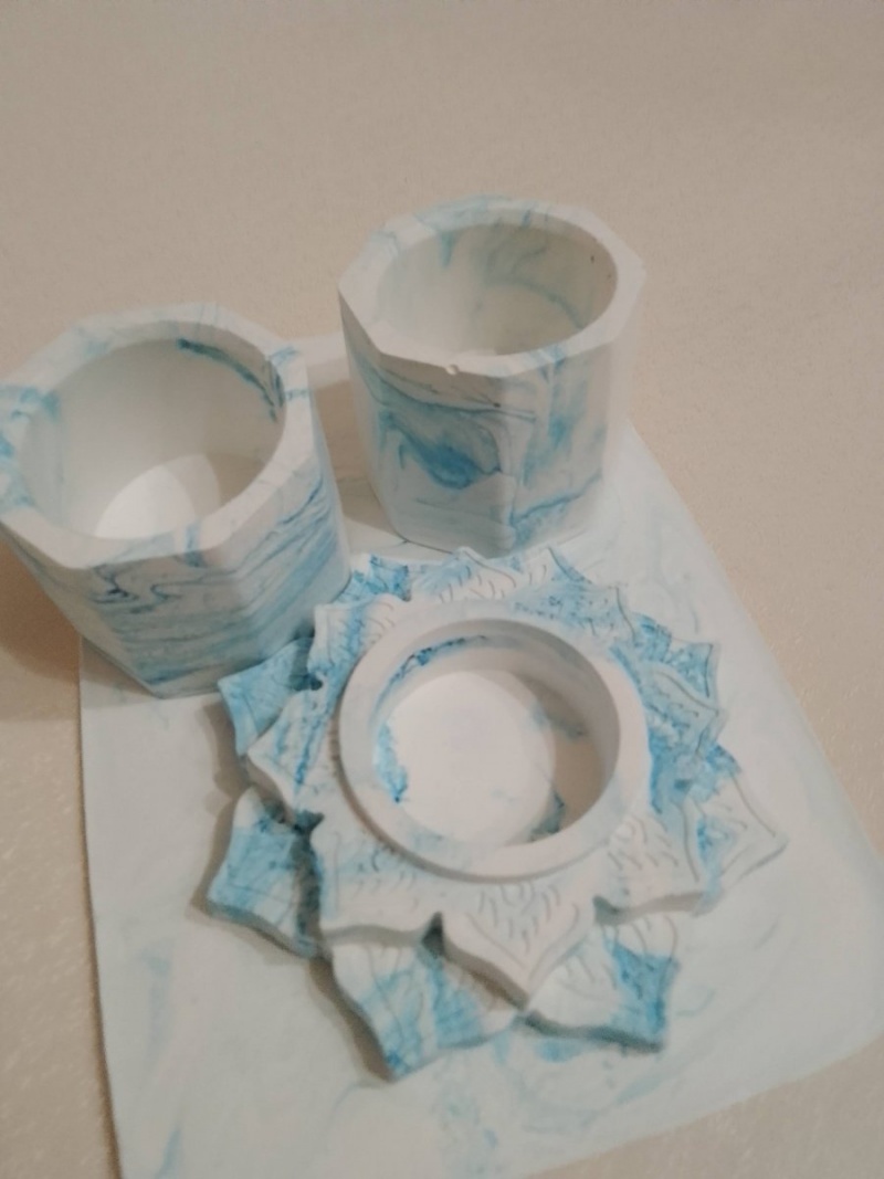 Набор 7 Васильковый принт