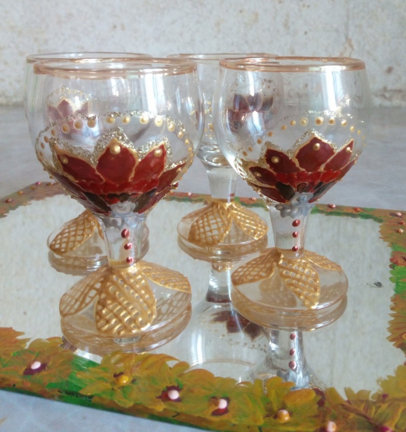 Рюмочки Мечты (витражная роспись)