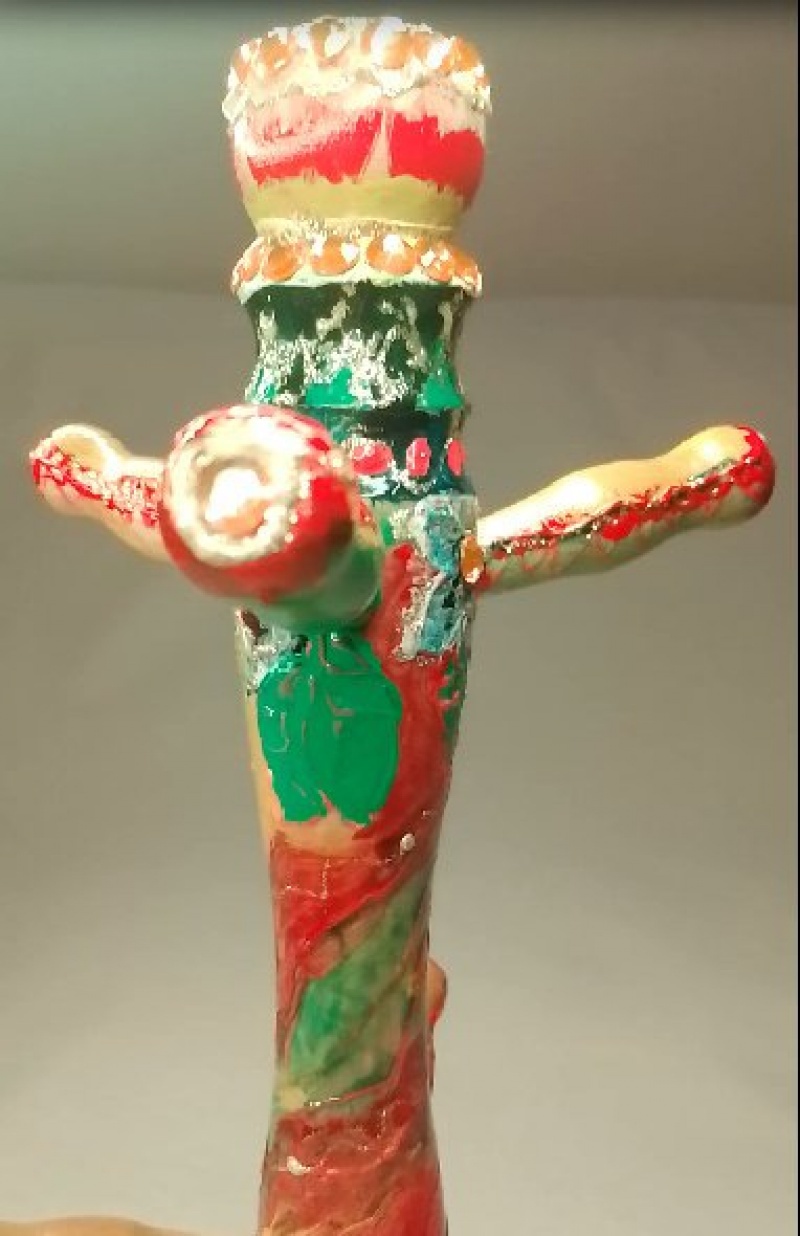 Подставка под чашки(расписная)